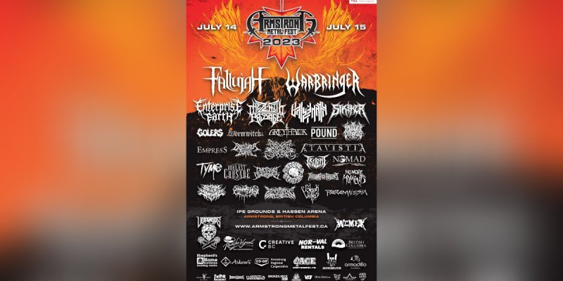 Get Ready For The Pit w/ ARMSTRONG METALFEST's Spotify Playlist For 2023 Lineup w/ WARBRINGER, FALLUJAH, ENTERPRISE EARTH, THE ZENITH PASSAGE, VALE OF PNATH, STRIKER and more!