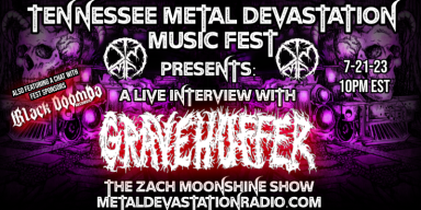 Gravehuffer - Black Doomba Records - Interview - Tennessee Metal Devastation Music Fest 2023