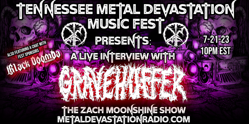 Gravehuffer - Black Doomba Records - Interview - Tennessee Metal Devastation Music Fest 2023