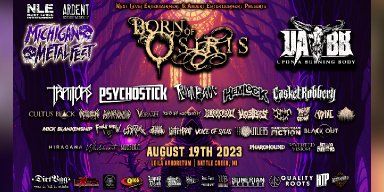 Next Level Entertainment, Ardent Entertainment, and Q106 Proudly Present MICHIGAN METAL FEST 2023