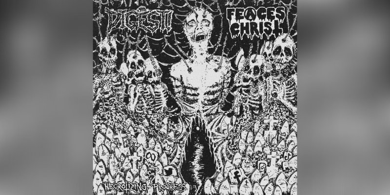 New Split: Digest! / Feaces Christ - Necrotizing Progress  - (Death Metal / Grindcore) (Rebirth the Metal Productions)