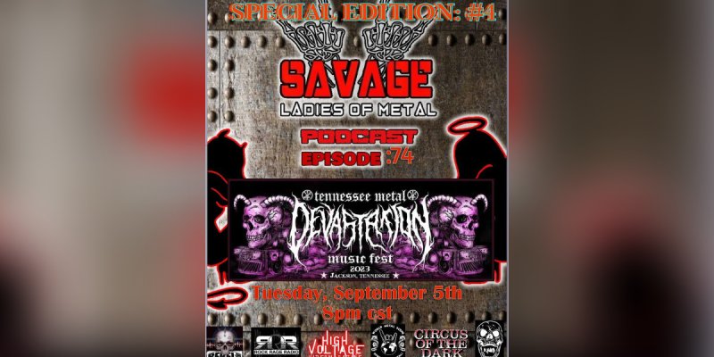 Zach & Raven from Metal Devastation Music Fest 2023 - Interviewed On Savage Ladies Of Metal!