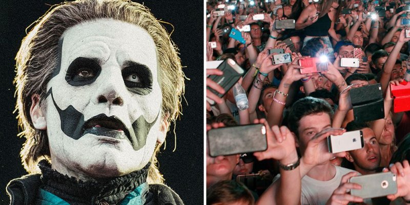 Ghost banned mobile phones and smart watches at US tour dates