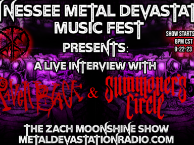 Raven Black & Sumoners Circle - Featured Interviews - Tennessee Metal Devastation Music Fest 2023