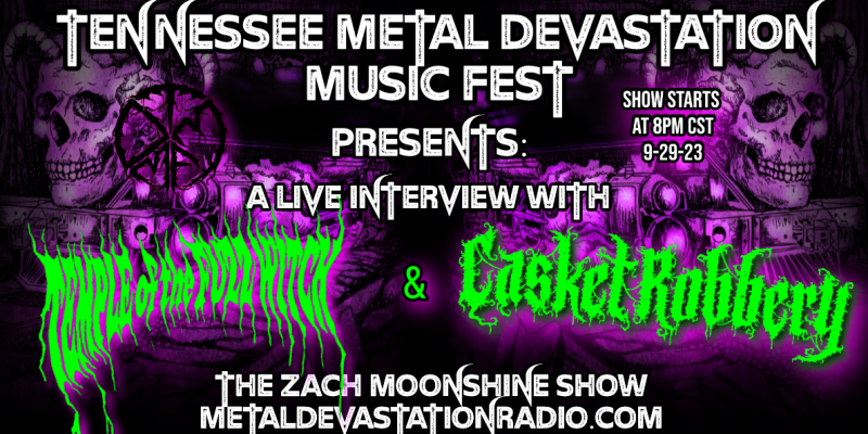 Temple Of The Fuzz Witch & Casket Robbery - Featured Interviews - Metal Devastation Music Fest 2023