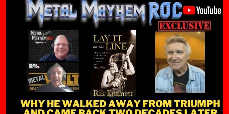 Why TRIUMPH broke up and the US festival in 83 on the latest episode of METAL MAYHEM ROC podcast (USA)