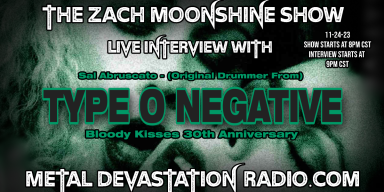  Type O Negative's Sal Abruscato - Interview 2023 - The Zach Moonshine Show 