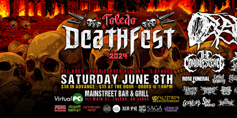 Press Release: Toledo Deathfest 2024 - Full Lineup Announced & Tickets On Sale Now!