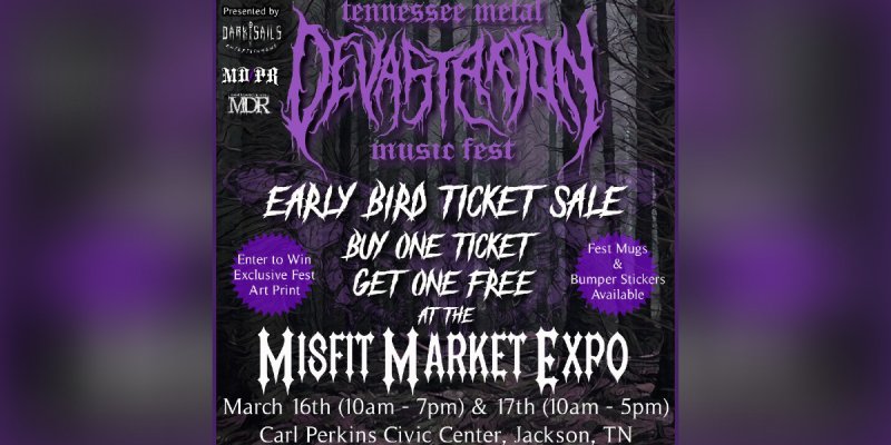 Press Release: Tennessee Metal Devastation Music Fest Announces BOGO Ticket Sale at Misfits Market EXPO