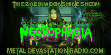 15,975 Metal Maniacs Worldwide Tuned in to The Zach Moonshine Show's Live Broadcast With Necrophagia!