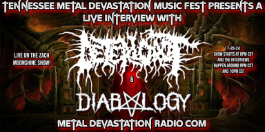 24,923 Metal Maniacs Tuned In For Explosive Live Interview with Deteriorot & Diabology on The Zach Moonshine Show!