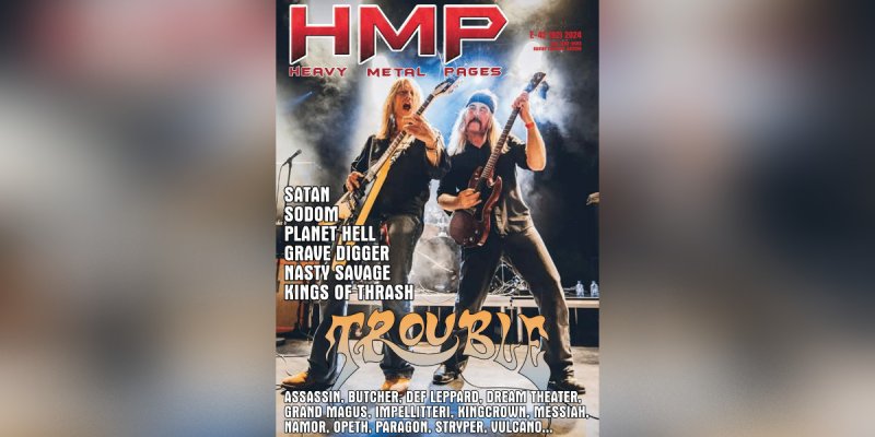 Trouble Graces The Cover Of Heavy Metal Pages Featuring MDPR Clients in Latest Issue!