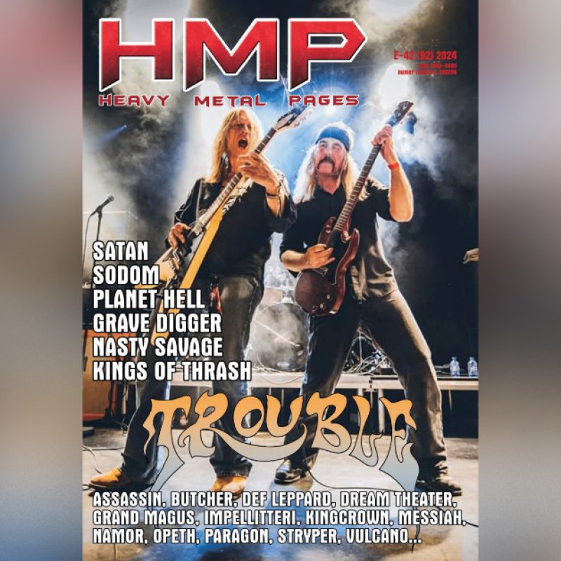 Trouble Graces The Cover Of Heavy Metal Pages Featuring MDPR Clients in Latest Issue!