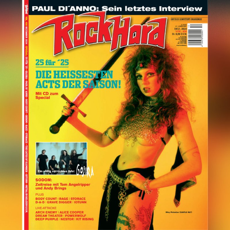 Castle Rat Takes the Cover of Rock Hard Magazine Featuring a Review of MDPR Client Viperwitch's New Record!