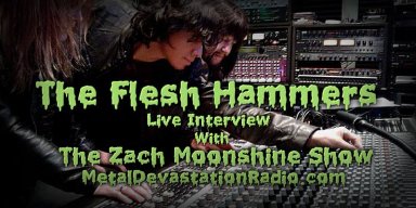 The Flesh Hammers Join The Zach Moonshine Show For A Few Drinks And An Interview And It Went Like This!