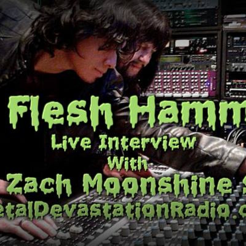 The Flesh Hammers Join The Zach Moonshine Show For A Few Drinks And An Interview And It Went Like This!