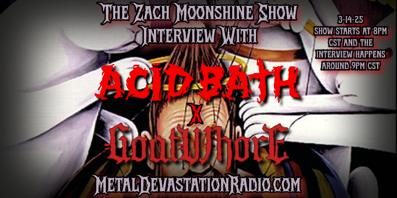 Acid Bath & Goatwhore Drummer Zack Simmons Joins The Zach Moonshine Show!