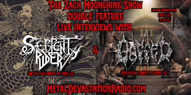 Serpent Rider and Gaffed joined The Zach Moonshine Show for a crushing double-feature interview on Metal Devastation Radio!