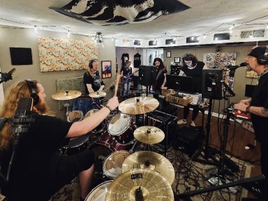 NinjaWitch Wraps Up New Recording Sessions with Danielle Fehr at The Wizard Productions Knoxville’s space doom conjurers return to their sonic temple for more cosmic heaviness