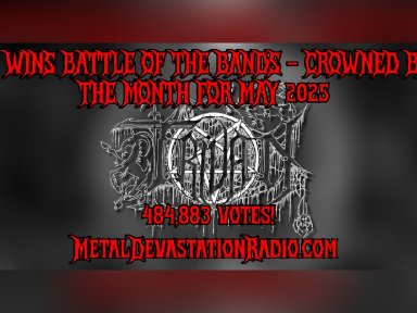 TRIVAN WINS BATTLE OF THE BANDS – CROWNED BAND OF THE MONTH FOR MAY 2025 WITH A STAGGERING 484,883 VOTES!