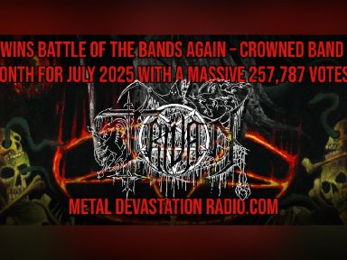 TRIVAN WINS BATTLE OF THE BANDS AGAIN – CROWNED BAND OF THE MONTH FOR JULY 2025 WITH A MASSIVE 257,787 VOTES!