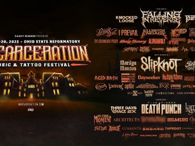 Carbonstone To Play Inkcarceration 2025 - With Slipknot, Falling In Reverse, Five Finger Death Punch, Marilyn Manson, Lamb of God, Beartooth, and many more!