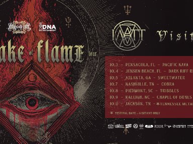Visitant to Co-Headline “In the Wake of Flame” Tour with IATT this October 