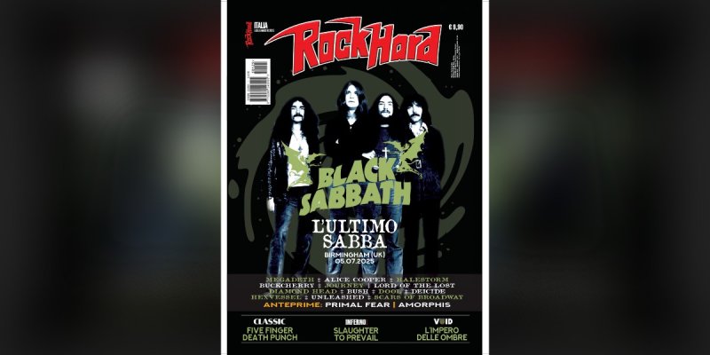 Black Sabbath Graces The Cover Of Rock Hard Featuring: Our Frankenstein, Kuntsquad, Rickert G, Primal, Paula Teles, Helldrifter, Luther, Darkflow, Satin White, Percipient, Symetria, and Project BC!