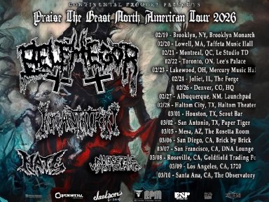 NARCOTIC WASTELAND JOINS BELPHEGOR AND INCANTATION FOR PRAISE THE BEAST NORTH AMERICAN TOUR 2026