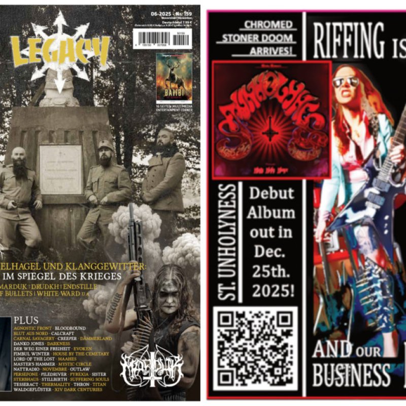 KILLERWITCH, ST. UNHOLYNESS, POWERHOUSE, THORNDALE, WITCHER And TRAITOR Charge Into Legacy Magazine Alongside 1914