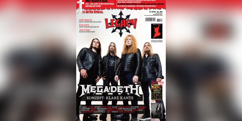 Hexjakt, Doomherre, and Orbital Hotel - Featured in Legendary German Metal Magazine Legacy!