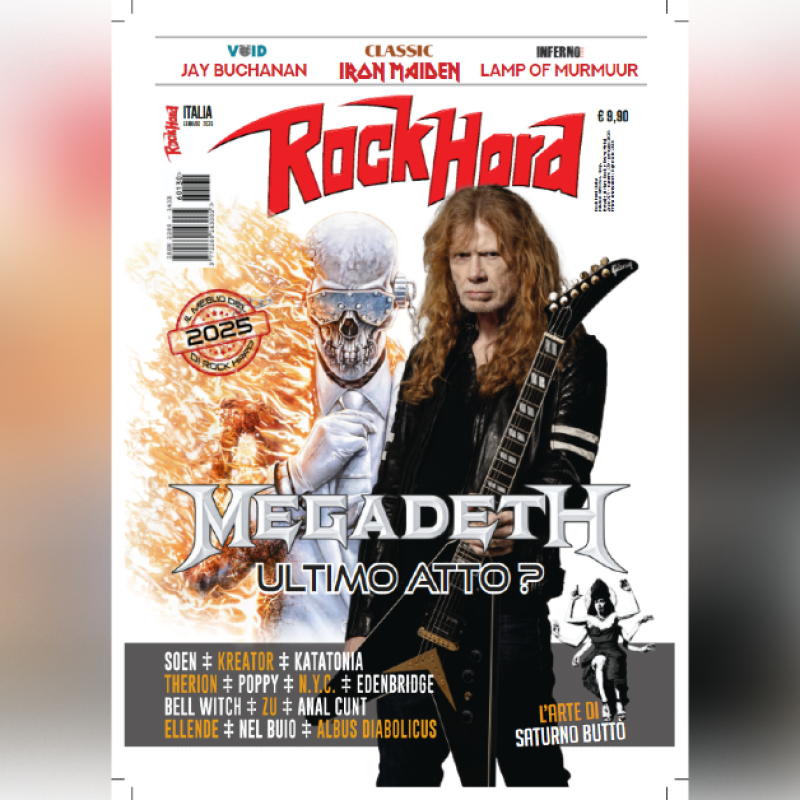 MEGADETH ON THE COVER & METAL DEVASTATION PR CLIENTS CELEBRATE MAJOR FEATURE IN ROCK HARD MAGAZINE!