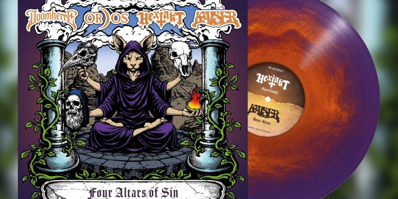 HEXJAKT AND DOOMHERRE FEATURED ON UPCOMING NORDIC DOOM SPLIT "FOUR ALTARS OF SIN"