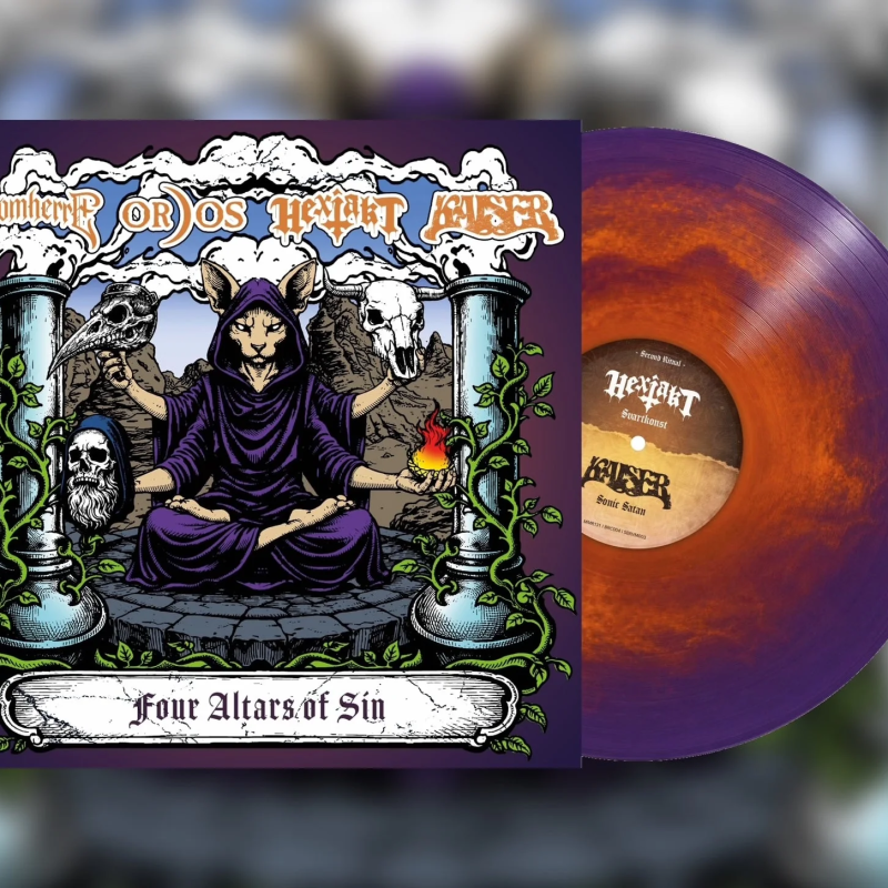 HEXJAKT AND DOOMHERRE FEATURED ON UPCOMING NORDIC DOOM SPLIT "FOUR ALTARS OF SIN"