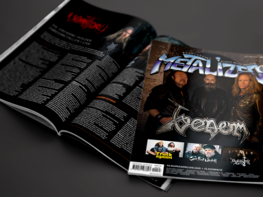 Metal Devastation PR Artists Hellrazor, Divisions of Grandeur, LLOTH, and Nocturnal Ceremony Featured in Latest Issue of Metalized Magazine Featuring Venom on the Cover