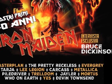 MACHINE CULT RITUAL, LIMINAL SPIRIT, DAY 40, SUGAR VIRUS, EVERYPERSON, SUM OF SEVEN, STYGIAN MIND, AND FALSE MESSIAH FEATURED IN LATEST ROCK HARD MAGAZINE ISSUE WITH IRON MAIDEN ON THE COVER