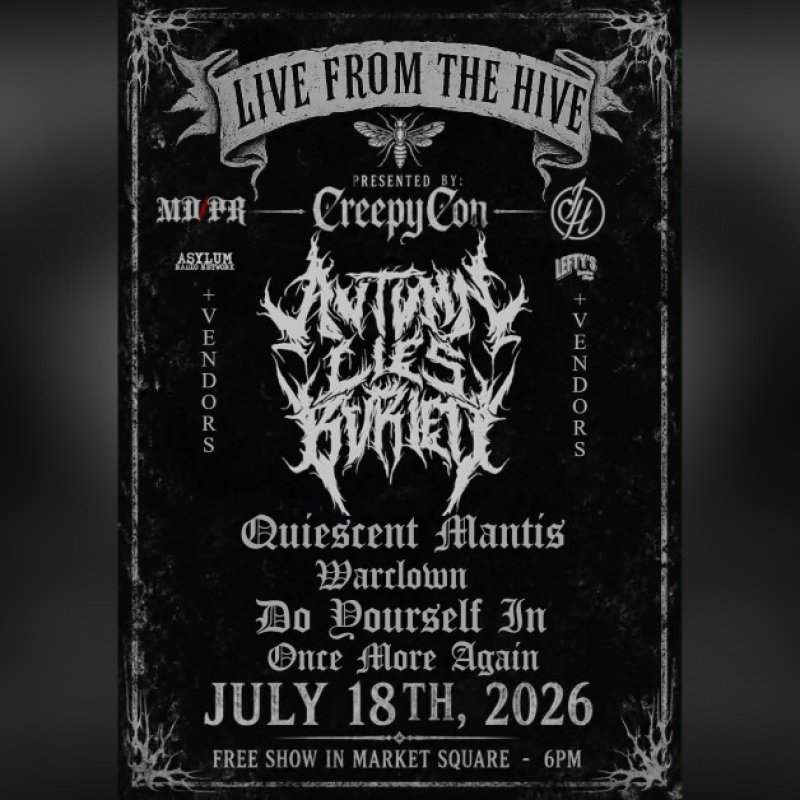 METAL DEVASTATION PR BACKS &ldquo;QUIESCENT MANTIS LIVE FROM THE HIVE&rdquo; FREE ALL-AGES METAL TAKEOVER IN DOWNTOWN KNOXVILLE