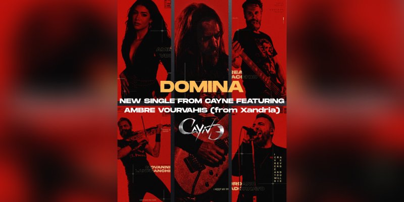 CAYNE Unveil New Single "Domina" Featuring Xandria Vocalist Ambre Vourvahis | Inspired by Nevernight as the Acclaimed Fantasy Series Celebrates 10 Years