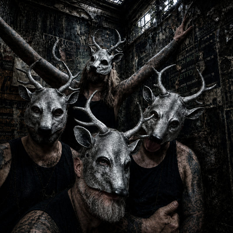 BLEEDING ANTLERS Return With Darker, Heavier Sophomore Album Songs of Praise Out August 22, 2026