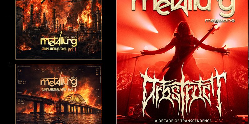 AYDRA, BLACKENED ROSE, CELTIC HILLS, ENBOR ARNASA, HELLRAZOR, HEXJAKT, JAMES LEGENDFORGE, MACHINE CULT RITUAL, S&Ouml;NUS, ELEMENT OF FATE, FIRST WORLD APPETITE, NOTHING SACRED, BLOOD OF ANGELS, BLOOD DESECRATION, JOHN FLY, BLEEDING ANTLERS, BRAINMAZE, PAINDEMIC, UNCLE HAUK, FLIGHT OF ODIN - Featured Metallurg Magazine No. 8 