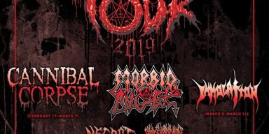 Decibel Magazine 2019 Tour Lineup Featuring Cannibal Corpse & Morbid Angel + Dates Announced