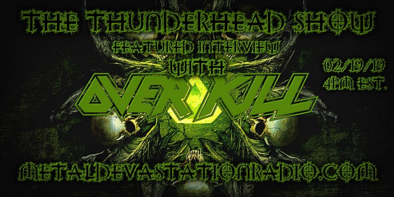 Overkill Featured Interview with Jason Bittner On The Thunderhead Show