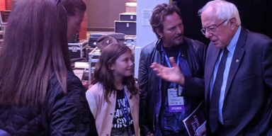 Eddie Vedder Meets With Bernie Sanders