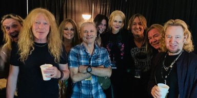 KEITH URBAN And Actress Wife NICOLE KIDMAN Attend IRON MAIDEN Concert 