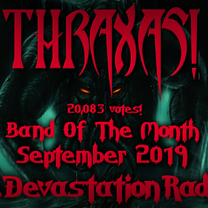 Thraxas! is Band Of The Month for September 2019 on MDR!