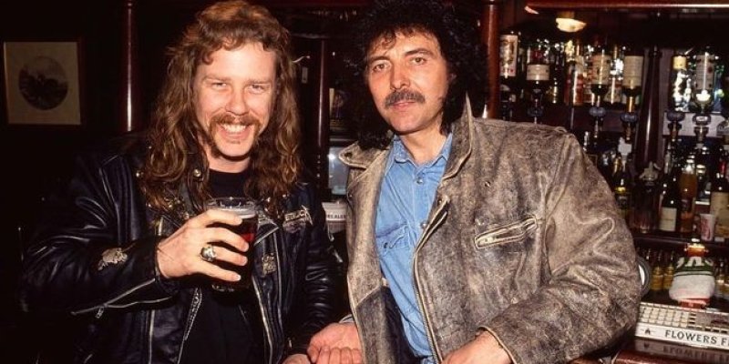 IOMMI WISHES HETFIELD SPEEDY RECOVERY