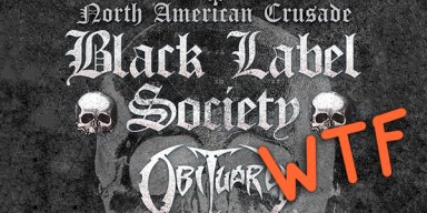 Black Label Society - Obituary tour announced, then canceled