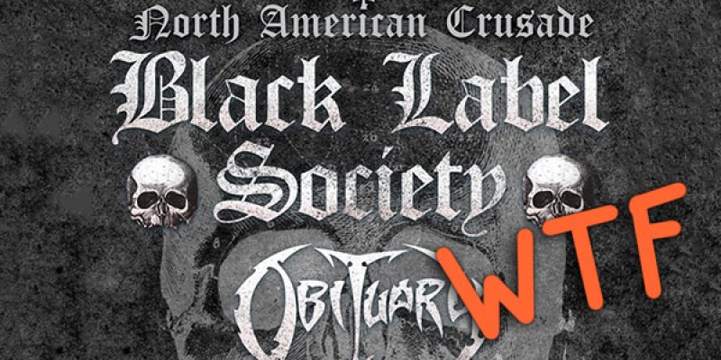 Black Label Society - Obituary tour announced, then canceled