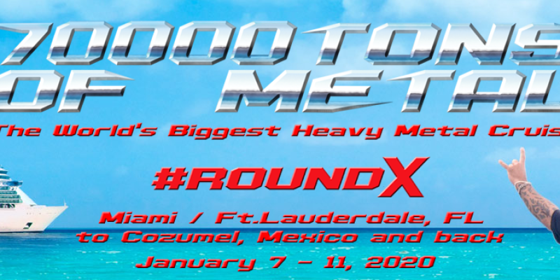 70000TONS OF METAL: first 10 bands for Round X of The World's Biggest Heavy Metal Cruise!