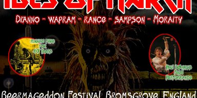  IDES OF MARCH, fronted by PAUL DI'ANNO and including four former IRON MAIDEN members, will celebrate the 40th anniversary of the release of IRON MAIDEN's debut album in a headline BEERMAGEDDON FESTIVAL performance in Bromsgrove, England on Sunday 30th August 2020. 